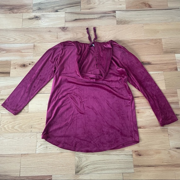 Alfani Intimates Velvet Hoodie Size Large - Picture 2 of 6